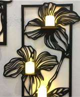 Floral Frames 3 Pcs with 7 Led Candles
